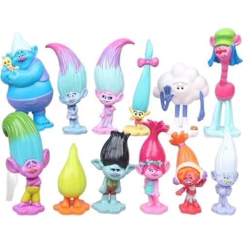 Trolls Ugly Baby 12Pcs Princess Blanche Cake Decoration