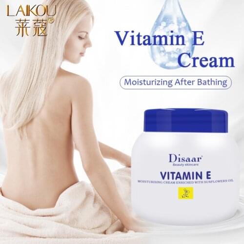 "LAIKOU Vitamin E Face Body Cream Moisturizing Change Skin Dryness Serum Whitening Day Serum Repair Skin Care Body Cream Bio Oil
