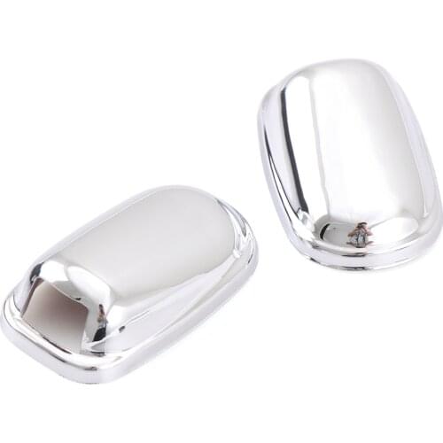 High Quality Chrome Windshield Washer Wiper Spray Nozzle Cover Caps Decoration Sticker Protector For Ford Kuga Escape 2013 2014