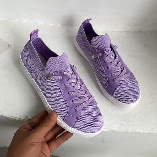 Soft Bottom Sneakers Women New Breather Mesh Women Casual Shoes Lace-up Pink Sneakers Tennis Shoes Woman Zapatos De Mujer