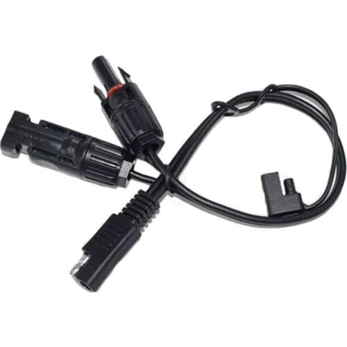 50LC 1pc 35cm 13.78 inch SAE Power Adapter Cable Cord Solar Battery Charger for solar