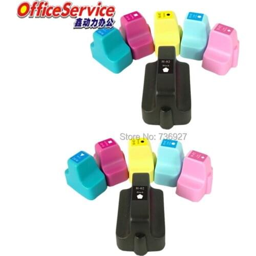 12X Compatible ink Cartridge for HP02 hp 02,suit For D7460 C7180 C7250 D6160 D7145 D7155 D7160 D7260 D7345 D7355 D7360 printer