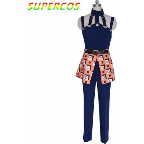 JoJos Bizarre Adventure Golden Wind Narancia Ghirga Anime Cosplay Costume shoes Halloween Free shipping