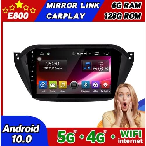 NEW 6GB Ram 128GB Rom 9 Inch 2Din Car Radio Android 10.0 Multimedia Autoradio Bluetooth Stereo For JAC S2 2015 2018 Navigation