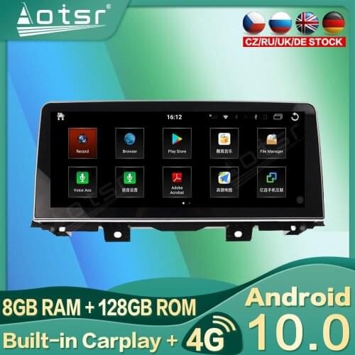 12.5 inch For BMW 5 Series 5GT Series F07 2009-2018 Android Car Multimedia Player Auto Radio Head unit Car Stereo GPS Navigation