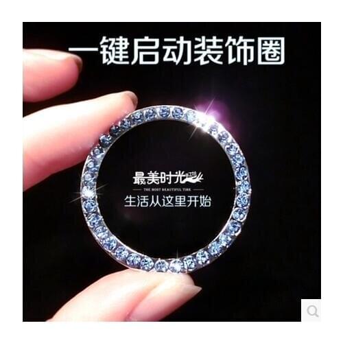 Car-styling Start Stop Button Ignition Key Ring For DACIA SANDERO STEPWAY Dokker Logan Duster Lodgy