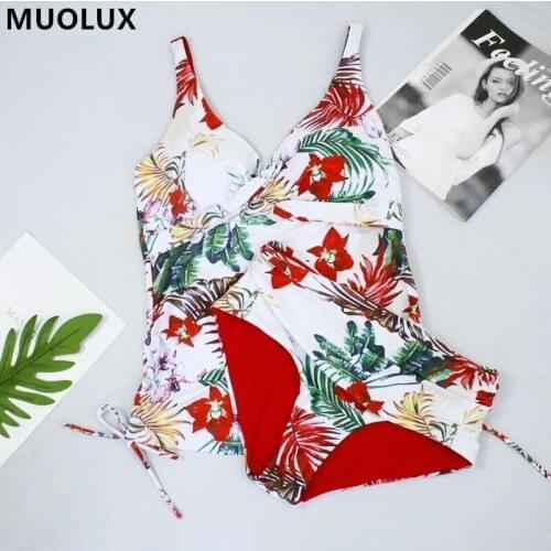 Big Size Tankini Swimsuits Dress 2020 Plus Size Tankini Swimsuit Women Swimwear Bikini Set Two Piece Bathing Suit Skirt 5XL