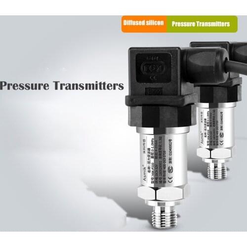 4-20ma Pressure Sensor 12-36vwater Oil Fuel Gas Air Pressure Transmitter Stainless Steel Switch