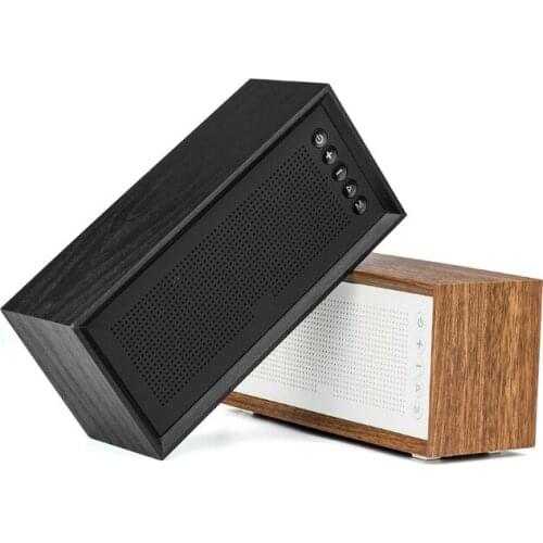 V2 Wooden Retro Bluetooth Speaker Wireless Desktop Bluetooth Speaker high quality speaker 32GB hot sale