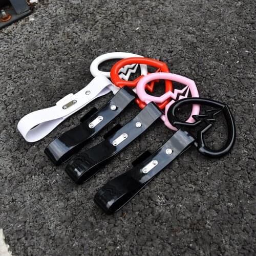 JNA Broken Heart Handle Hand Strap JDM Car Accessories Bus Train Universal Handle Strap Tsurikawa Ring