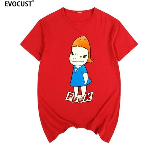 Yoshitomo Nara Summer New Causal O-neck Basic t-shirt Cotton Men T shirt New TEE TSHIRT Womens