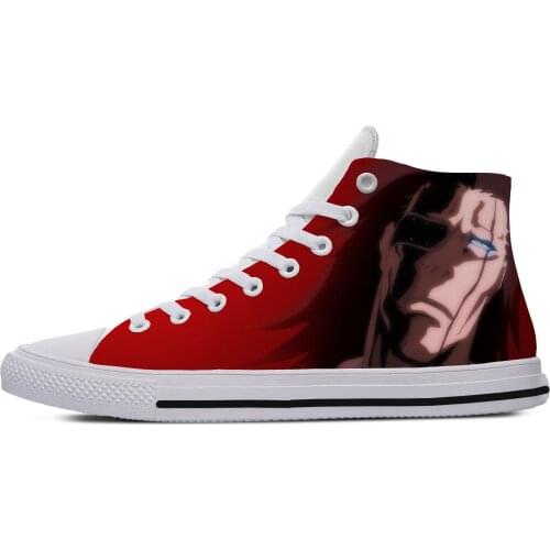 Fashion Woman Man Kenpachi Zaraki Breathable Lightweight Sneakers Casual Board Shoes High Quality High Help Hot Canvas Shoes
