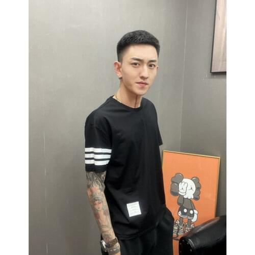 2021 summer short sleeve T-shirt men Korean fashion simple Joker couple solid color half sleeve round neck T-shirt