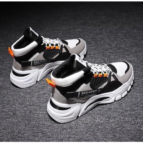 Men Shoes Spring New High Top Sports Mens Running Tenis Masculino Zapatillas Hombre