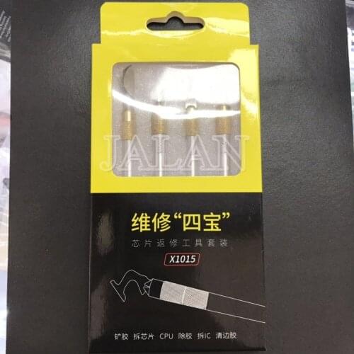 X1015 Repair Tool set for iphone samsung ipad Motherboard CUP IC Chip Removal Maintenance glue Cleaning tool