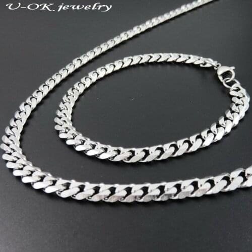 7.5mm 20cm 22cm 24cm 50/60/70/90/120cm Man Big Heavy 316l Stainless Steel Rolo Chain Necklace Fashion Jewelry