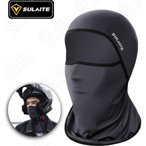 Motorcycle Helmet Liner Ice Silk Hat Breathable Windproof Sports Balaclava Summer Headwear Motorcross Face Mask Riding Equipped