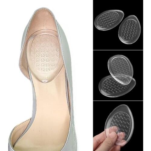 Heel Pads Women Shoe Pad Plantar Silicone Transparent Invisible Support Cushion Insole High Heel Universal Gel Insert Pain Non