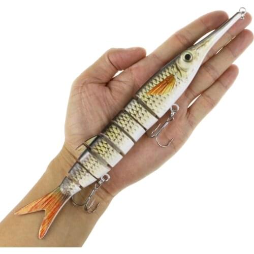 Lifelike Multi Jointed Garfish Fishing Lure 23.5cm 54.7g Artificial Hard Bait Swimbait Wobblers Fish Lure