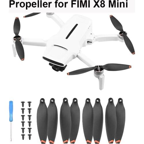 8/16pcs Replacement Propeller for FIMI X8 Mini Drone Quick Release Props Blade Wing Fans Spare Parts Accessories Wiht Screw Kits