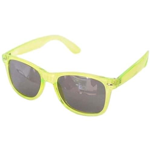 High quality transpatent lime green diffraction glasses