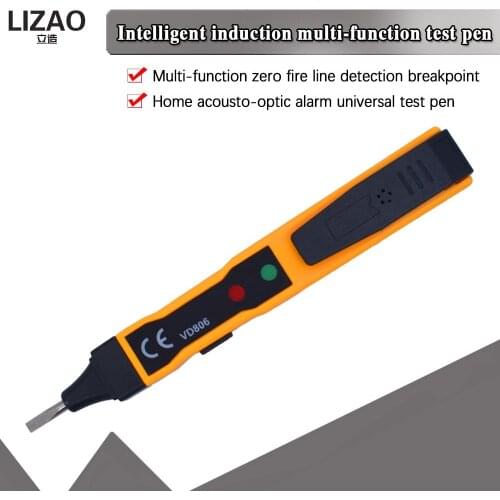 Continuity Voltage Detector Pen Non-contact Inductive AC/DC Voltage Meter Electric Compact Pen Voltage Battery Test Pencil