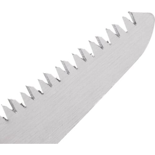 270mm Pruning Saw 3 Cutting Edges 65 Mn Woodworking Garden Tool with Wood Handle
