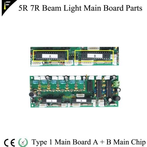 DJ Stage Beam Light 5R 200w 7R 230w Main Board Parts Program A + B Chip IC Plug-in 16 Channels Mother Board Chips Replacement