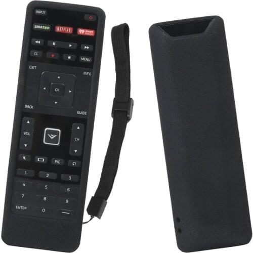 Remote Control Cover For Vizio XRT122 Smart LCD LED TV Remote Silicone Case Eco-Friendly with Lanyard SIKAI