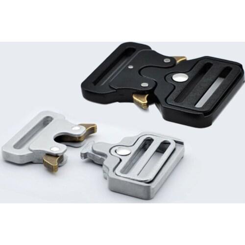 Tactical Belt Buckle Metal Quick Side Release Buckles Outdoor sports Hook webbing adjustment accessories for bags Luggage