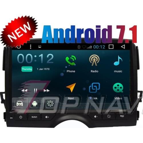Topnavi 10.1" 1024*600 Quad Core Android 7.1 Car GPS Navigation for Toyota Reiz 2015 Autoradio Multimedia Audio Stereo,NO DVD