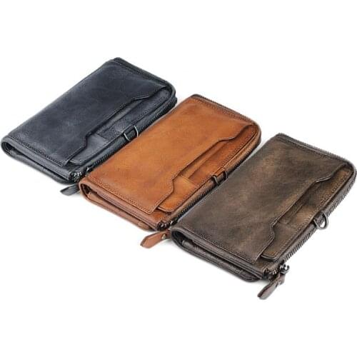 Vintage Women Leather Wallet Short Slim Male Purses Money Credit Card Holders Men Wallet ZP004