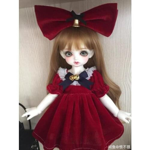 [wamami] Lolita Christmas Dresses For 1/6 1/4 MSD YOSD BJD Doll Dollfie Outfits