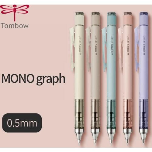 Japan TOMBOW MONO Smoky /Macaron Color mited Shake-out Core 0.5mm Drawing Automatic Pencil Is Not Easy To Break Student Pencil