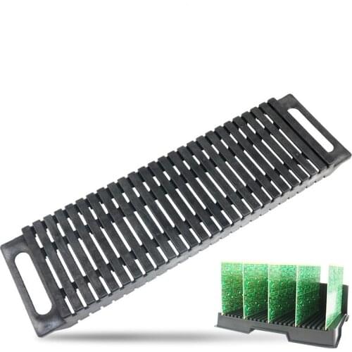 1pcs turnover rack for storing circuit boards, strip racks for circuit boards, pcb binaural anti-static strip racks