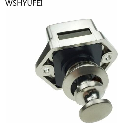 10PCS Camper Car Push Lock 20mm RV Caravan Boat Motor Home Cabinet Drawer Latch Button Locks For Furniture Hardware