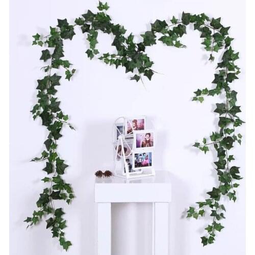 10 Pieces 180cm PVC Green Ivy Vine Artificial Plants For Kids Bedroom Living Room Decor Summer Party Favor Hanging Ornaments