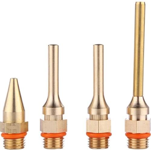 2Pcs/lot Pure Copper Hot Melt Glue Gun Nozzle 2.0x70mm 3.0x50mm 2.0x50mm Long Short Small-bore Large Diameter Glue Gun Nozzle