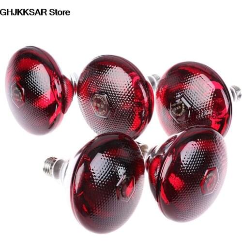 220V 100/150/200/250W/275W Thermal Lamp Smart Infrared LED Light Pet Brooder Hatch Chicken Piggy Dog Cat