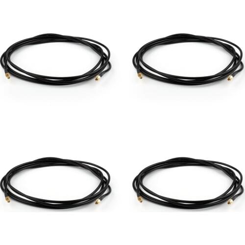 Artudatech 4Pcs 3m RG58 Cable SMA Male Plug to SMA Female Jack RF Pigtail Jumper 10ft Connector Parts