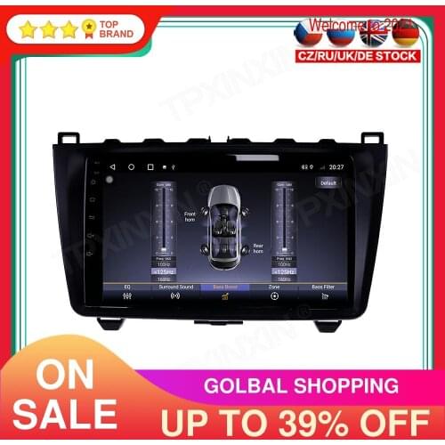 For Mazda 6 2008-2012 6+128GB Android 10.0 Car Multimedia Player GPS Navigation Head Unit Auto Radio Audio Stereo Tape Recorder