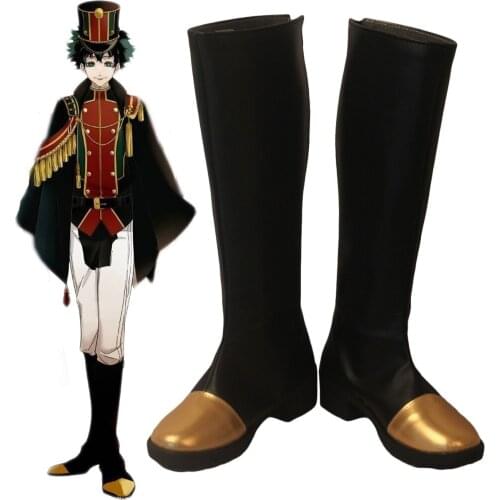 Boku no Hero Academia Izuku Midoriya Shoes Cosplay My Hero Academia Deku Izuku Midoriya Military Cosplay Boots Black Shoes