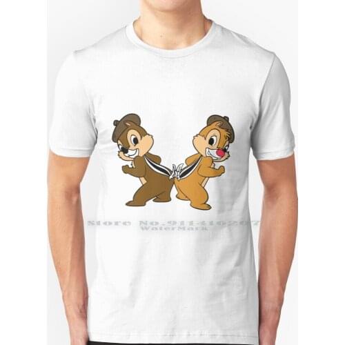Chip N Dale Mouse T Shirt 100% Pure Cotton Stepdad Vacations Love In You Animals Your An Dale Mom On Friends Have The And Men