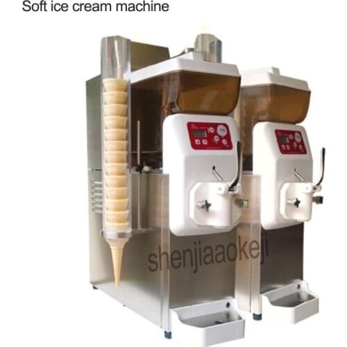 DDY-16 Desktop Commercial Ice Cream Machine Small Automatic Ice Cream Machine Cold Drink Soft Ice Cream Machine 220V 990W 1PC