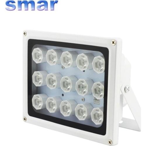 CCTV 15LED Array White light Illuminator Lamp 12V 15W Outdoor Night Vision for Security CCTV Camera