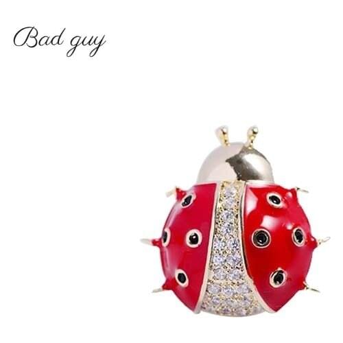 Cute Animals Brooch Pins Insect Ladybug Vintage Jewelry Corsage Sweater Coat Accessories Brooch for Party Wedding Brooches Pins