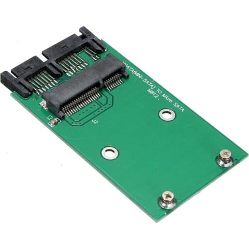 Mini PCI-e mSATA 3x5cm SSD To 1.8 Inch Micro SATA 7+9 Pin Adapter Converter Card Module Board