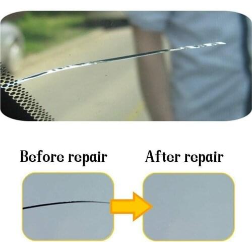 Cured Film Glass DIY Repair Tools Fluid Corrector Crack Set Window Windshield