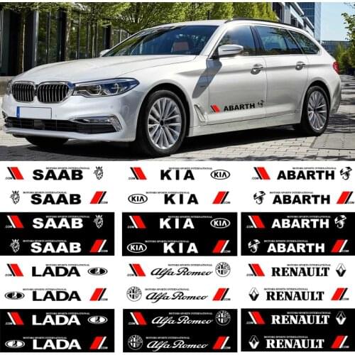 Car Door Stickers Side Sticker Auto Car Body Stripe Sticker Decals Vinyl For Citroen Chevrolet Toyota Peugeot Ford Accessories