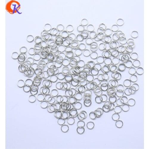 Cordial Design Cheap Wholesale 100Pcs Rhodium Color Gauge 7mm Diameter Split Rings Findings For Fashion Jewelry Accessories